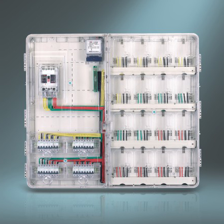 MF-K1601C 单相十六位主控透明电表箱